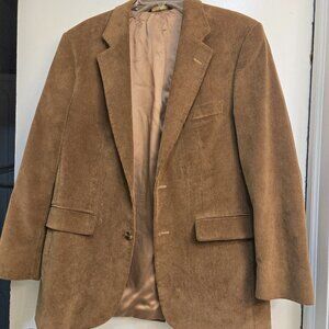 Men's 2007 Corduroy brown sports jacket 346 Brooks Brothers